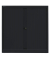 Aktenschrank EuroTambour ET410102S5633, abschlie&szlig;bar, 2 OH, schwarz, 100x103x43cm (BxHxT)