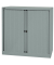 Aktenschrank EuroTambours™ PLUS ET410102SSL855, Kunststoff/Stahl abschließbar, 2,5 OH, 100 x 103 x 43 cm, silber