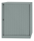 Aktenschrank EuroTambours™ PLUS ET408102SSL855, Kunststoff/Stahl abschließbar, 2,5 OH, 80 x 103 x 43 cm, silber