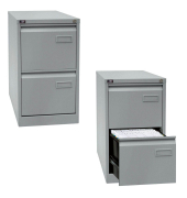 Hr-Schrank Einb.2Sch.Silber