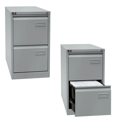 Hr-Schrank Einb.2Sch.Silber