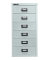 Schubladenschrank MultiDrawer™ 29er Serie L296645, Stahl, 6 Schubladen (Vollauszug), A4, 27,8 x 59 x 38 cm, lichtgrau