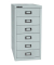 Schubladenschrank MultiDrawer™ 29er Serie L296645, Stahl, 6 Schubladen (Vollauszug), A4, 27,8 x 59 x 38 cm, lichtgrau