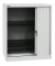 Aktenschrank EuroTambour ET408102SLG645, abschlie&szlig;bar, 2 OH, lichtgrau, 80x103x43cm (BxHxT)