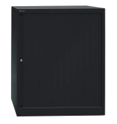 Aktenschrank EuroTambours™ PLUS ET408102S5433, Kunststoff/Stahl abschließbar, 2,5 OH, 80 x 103 x 43 cm, schwarz