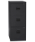 H&auml;ngeregistraturschrank PFA3F433 PFA 3, schwarz, 3 Schubladen, 1-bahnig