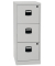 H&auml;ngeregistraturschrank PFA3F445 PFA 3, lichtgrau, 3 Schubladen, 1-bahnig