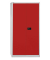 Aktenschrank Universal E722A03506, Stahl abschließbar, 4 OH, 91,4 x 180,6 x 40 cm, rot/lichtgrau