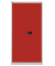 Aktenschrank Universal E722A03506, Stahl abschließbar, 4 OH, 91,4 x 180,6 x 40 cm, rot/lichtgrau