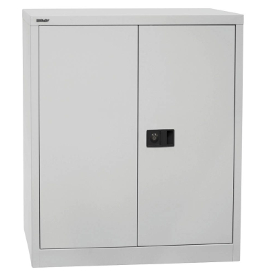 Aktenschrank Universal E402A0145445, Stahl abschließbar, 2 OH, 91,4 x 100 x 40 cm, lichtgrau