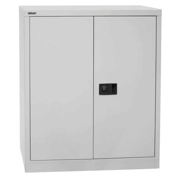 5020073766639 - Aktenschrank Universal E402A0145445 Stahl abschließbar 2 OH 914 x 100 x 40 cm lichtgrau 5020073766639 Bisley