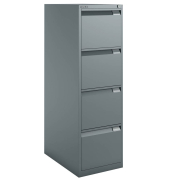 Hängeregistraturschrank grau 4 Schubladen