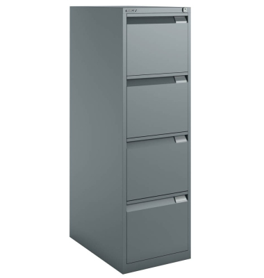 Hängeregistraturschrank grau 4 Schubladen