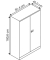 Aktenschrank Universal E722A03855, Stahl abschließbar, 4 OH, 91,4 x 180,6 x 40 cm, silber