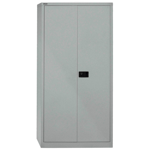 Bisley Aktenschrank Universal E782A04855, Stahl abschließbar, 5 OH, 91,4 x 195 x 40 cm, silber 5020073768923 Bisley