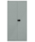 Aktenschrank Universal E782A04855, Stahl abschließbar, 5 OH, 91,4 x 195 x 40 cm, silber