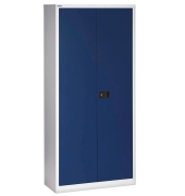 Aktenschrank Universal E722A03505, Stahl abschließbar, 4 OH, 91,4 x 180,6 x 40 cm, blau/lichtgrau