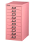 Schubladenschrank MultiDrawer™ 29er Serie L2910101, Stahl, 10 Schubladen (Vollauszug), A4, 27,9 x 59 x 38 cm, pink