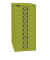Schubladenschrank MultiDrawer™ 29er Serie L2910104, Stahl, 10 Schubladen (Vollauszug), A4, 27,9 x 59 x 38 cm, grün