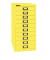 Schubladenschrank MultiDrawer™ 29er Serie L2910102, Stahl, 10 Schubladen (Vollauszug), A4, 27,9 x 59 x 38 cm, gelb