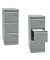 H&auml;ngeregistraturschrank IPCCA13855 Light, silber, 3 Schubladen, 1-bahnig