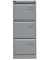 H&auml;ngeregistraturschrank IPCCA13855 Light, silber, 3 Schubladen, 1-bahnig
