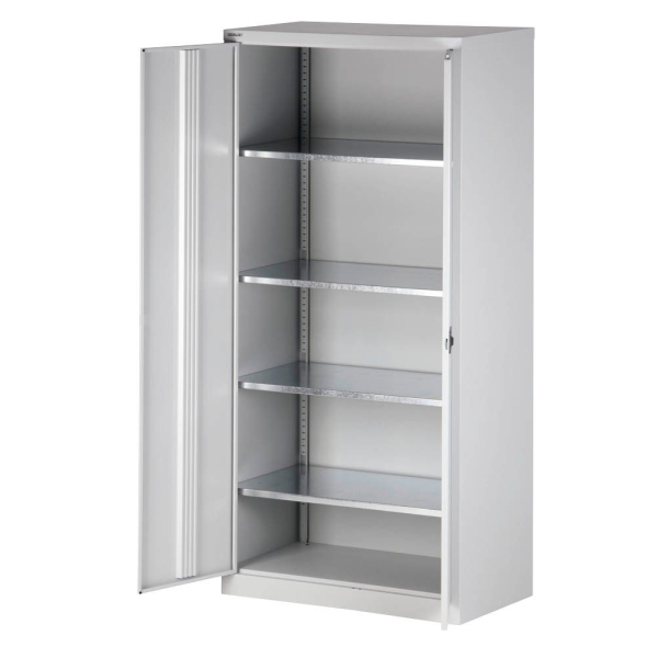 5020073780024 - Akten- Garderobenschrank Universal HC782S4G445 Stahl abschließbar 5 OH 914 x 195 x 50 cm lichtgrau 5020073780024 Bisley