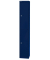 Spind, Metall, 1 Abteil mit 2 Fächern, abschließbar, 30,5x180,2cm (BxH), blau