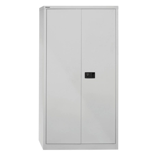 Bisley Aktenschrank Universal E722A0345445, Stahl abschließbar, 4 OH, 91,4 x 180,6 x 40 cm, lichtgrau 5020073793314 Bisley
