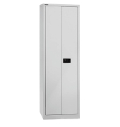 Aktenschrank Universal E782A04B645645, Stahl abschließbar, 5 OH, 60 x 195 x 40 cm, lichtgrau