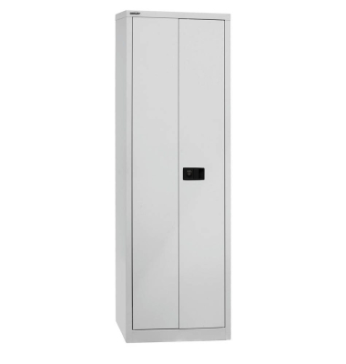 Aktenschrank Universal E782A04B645645, Stahl abschließbar, 5 OH, 60 x 195 x 40 cm, lichtgrau