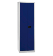 Aktenschrank Universal E782A04B6505, Stahl abschließbar, 5 OH, 60 x 195 x 40 cm, blau/lichtgrau