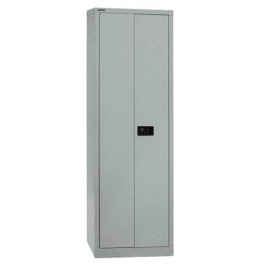 Aktenschrank Universal E782A04B6355, Stahl abschließbar, 5 OH, 60 x 195 x 40 cm, silber