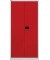 Aktenschrank Universal E782A04G506, Stahl abschließbar, 5 OH, 91,4 x 195 x 50 cm, rot/lichtgrau