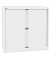 Aktenschrank EuroTambours™ PLUS et410102sPWW696, Kunststoff/Stahl abschließbar, 2,5 OH, 100 x 103 x 43 cm, weiß