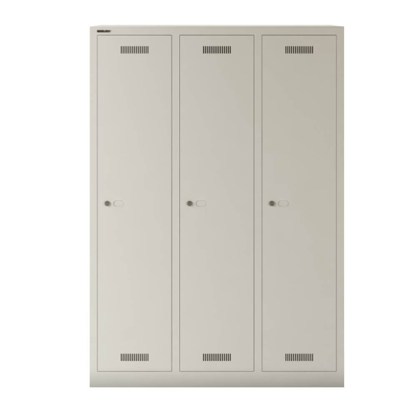 5020073828955 - Spind MonoBloc ML12T1645 Metall 2 Abteile mit 2 Fächern abschließbar 120x170cm (BxH) lichtgrau 5020073828955 Bisley 5020073828955 - Spind MonoBloc ML12T1645 Metall 2 Abteile mit 2 Fächern abschließbar 120x170cm (BxH) lichtgrau 5020073828955 Bisley