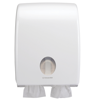Toilettenpapierspender 31,7 x 40,7 x 14,7 cm (B x H x T) Kunststoff weiß
