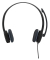 PC-Headset 3.5 mm Klinke schnurgebunden, Stereo Logitech H151 On Ear Schwarz