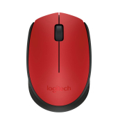PC-Maus M171 910-004641, 3 Tasten, kabellos, USB-Funk, optisch, rot