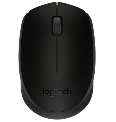 PC-Maus B170 910-004798, 3 Tasten, kabellos, USB-Funk, optisch, schwarz