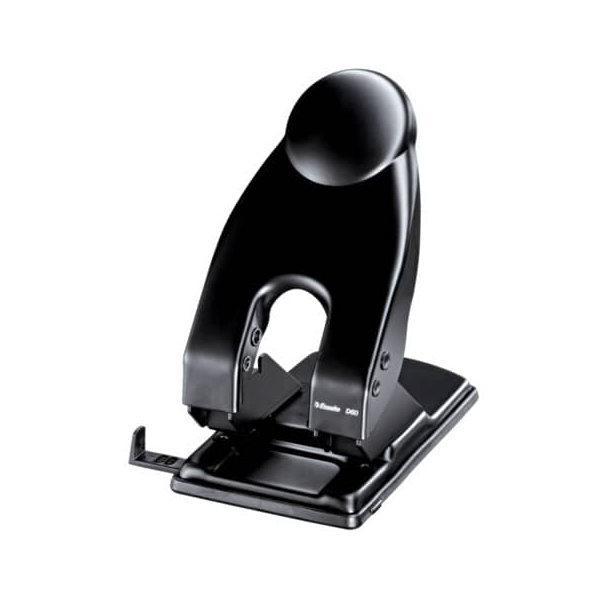 5411313770293 - Registraturlocher D60 177029 schwarz bis 6mm 60 Blatt mit Anschlagschiene 5411313770293 Esselte