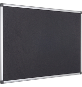 Pinnwand Maya FA3809170 Aluminiumrahmen Filz 120x120cm sw