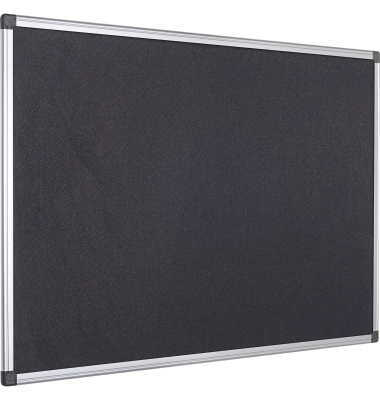 Pinnwand Maya FA3809170 Aluminiumrahmen Filz 120x120cm sw