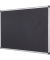 Pinnwand Maya FA3809170 Aluminiumrahmen Filz 120x120cm sw