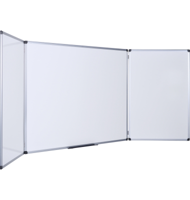 Whiteboard klappbar Trio Earth Maya, TR01030207790, 90/180x60cm, emailliert, Aluminiumrahmen
