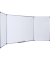 Whiteboard klappbar Trio Earth Maya, TR01030207790, 90/180x60cm, emailliert, Aluminiumrahmen