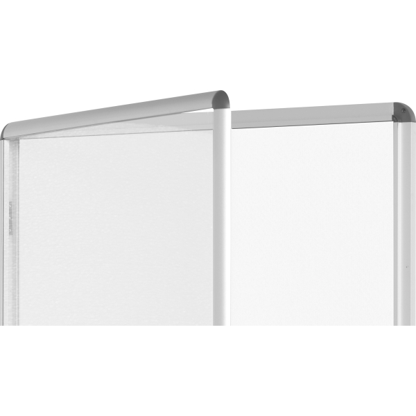 5603750527046 - Enclore Earth Abschließbarer Schaukasten Magnetisch 6 x A4 72 (B) x 674 (H) cm Weiß