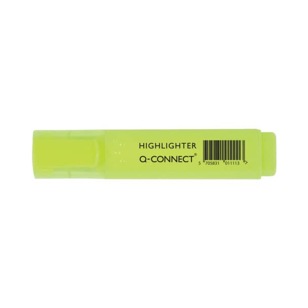 5705831011113 - Textmarker KF01111 gelb 2-5mm Keilspitze 5705831011113 Q-CONNECT