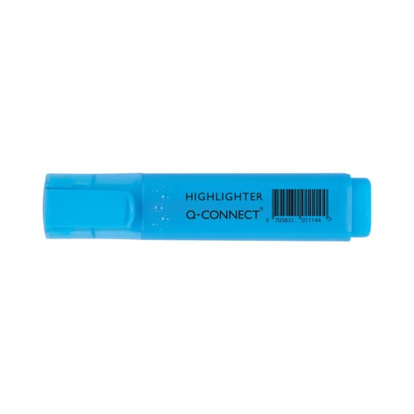 5705831011144 - Textmarker KF01114 blau 2-5mm Keilspitze 5705831011144 Q-CONNECT