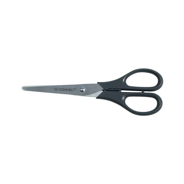 5705831012288 - Universalschere Edelstahl rostfrei 17cm schwarz 5705831012288 Q-connect